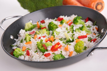 rice and vegetable