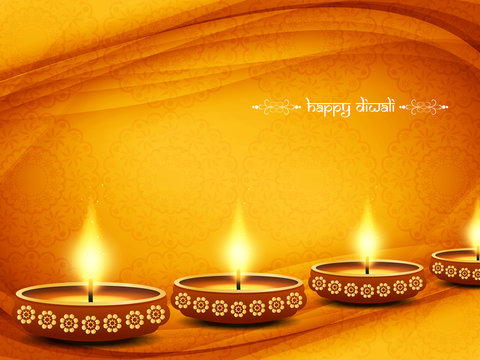 Beautiful background design for Diwali festival