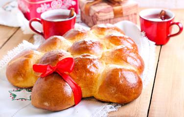 Christmas tree sweet buns