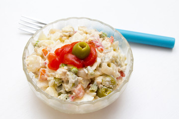 tasty russian salad