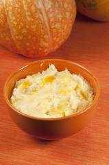 Rice kasha with pumpkin