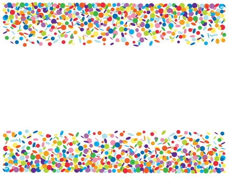 Abstract confetti background