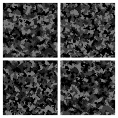 Set of seamless camouflage pattern