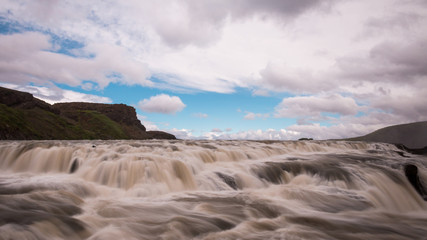 Gullfoss la chute d'or en islande