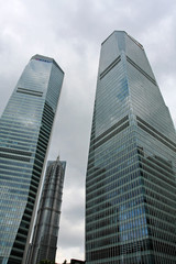 Plakat skyscraper in Shanghai