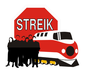 Streik - Gewerkschaft - Lokführer