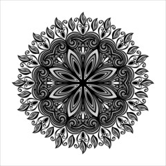 Beautiful Deco Mandala (Vector), Patterned design