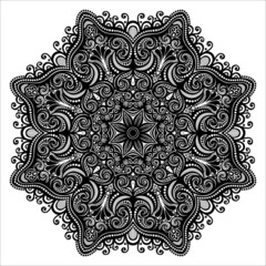 Beautiful Deco Mandala (Vector), Patterned design