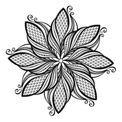 Beautiful Deco Mandala (Vector), Patterned design