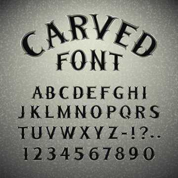 Font Carved in Stone