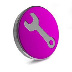 tools circular icon on white background