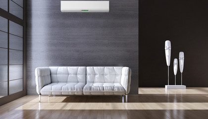 Interno con aria condizionata