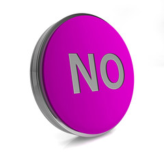 no circular icon on white background