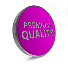 Premium quality circular icon on white background