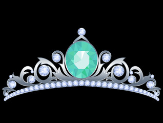 Silver tiara © Tatiana Prihnenko