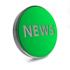 News circular icon on white background