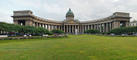 Panorama of the Kazan cathedral 1164.