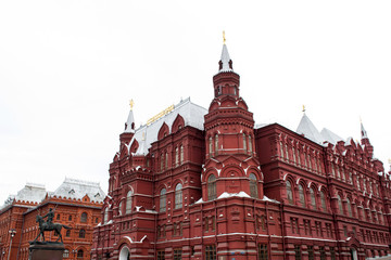 Fototapeta na wymiar The Historical Museum in Moscow