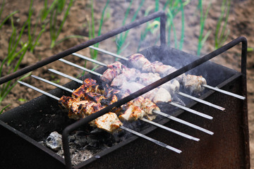 Шашлык, гриль