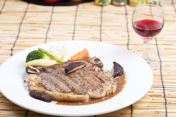T-bone steak