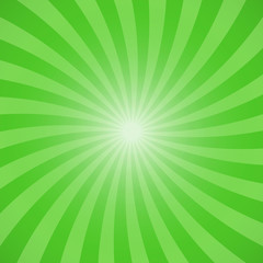 Green color burst background
