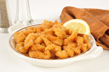 Deep fried clams