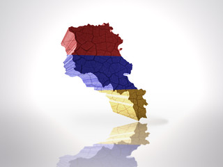 Map of  Armenia