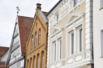 Fototapeta premium Giebel am Stadthäger Marktplatz