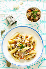 pasta with eggplants