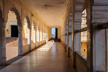 Obraz premium A Corridore inside Mehrangarh fort, Jodhpur