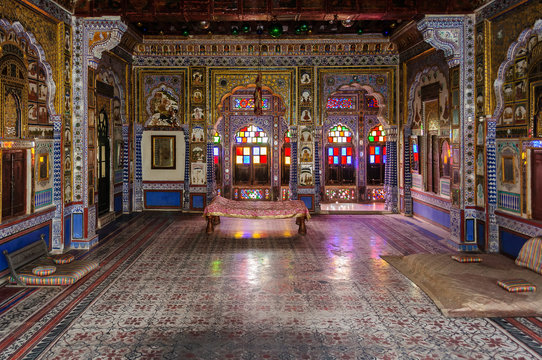 Throne Room And Royal Court Of Marwar King