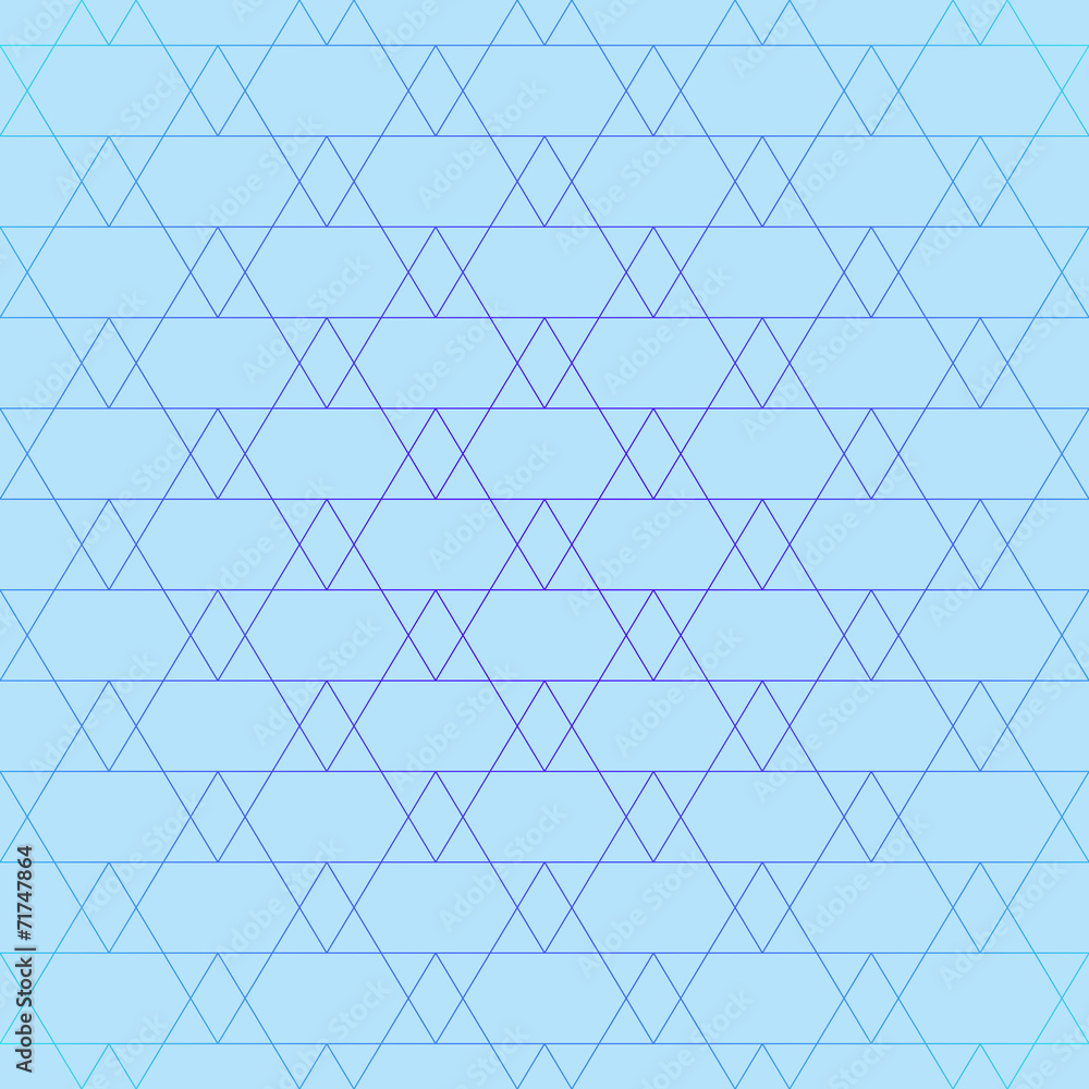 Poster repeating geometric tiles with triangles. vector seamless