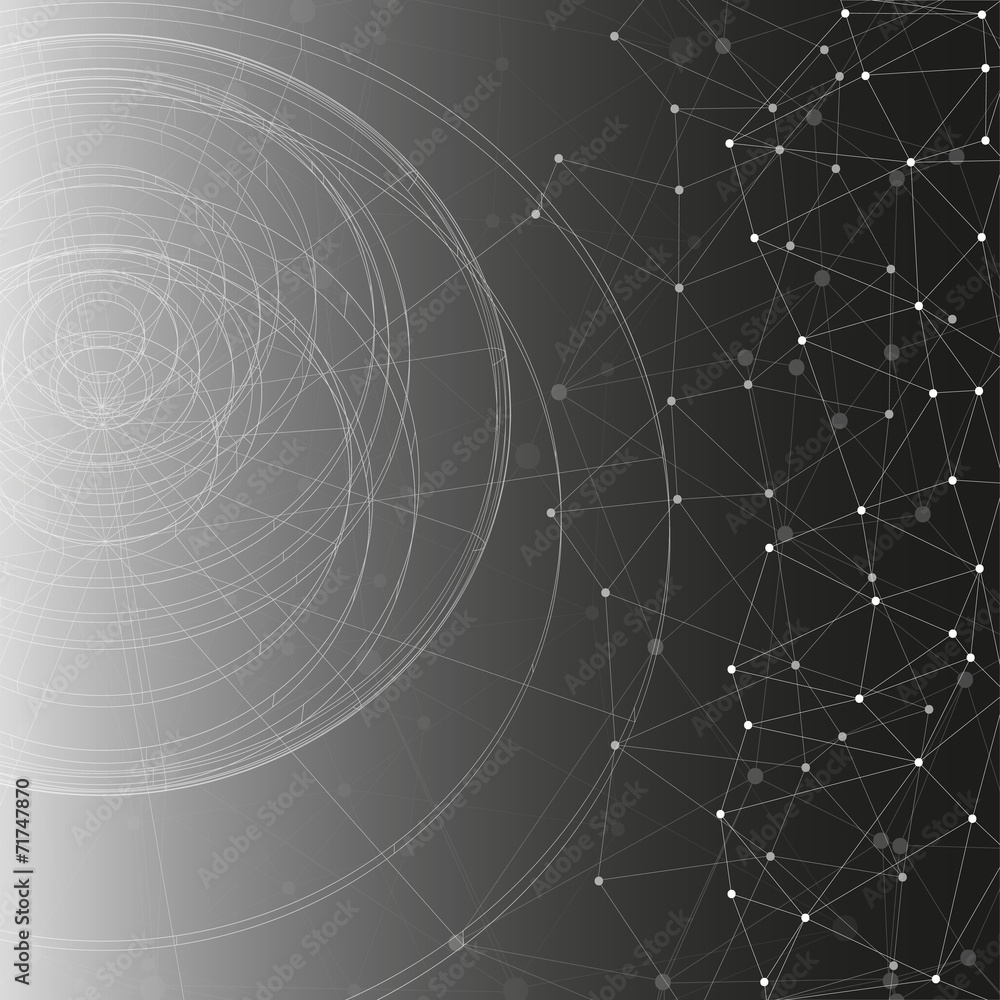Poster conceptual vector design template. abstract background vector