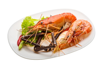 Giant Freshwater Prawn and king prawns