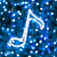 Music Party Bokeh Background - musical background