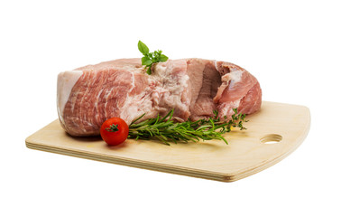 Raw pork meat