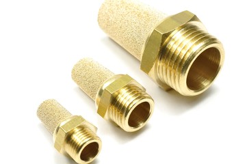 Pneumatik Schalldämpfer aus Sinterbronze