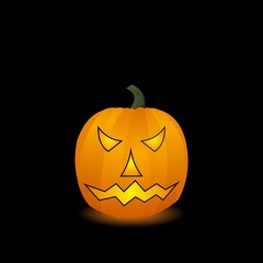 Halloween pumpkin. Vector