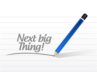 next big thing message illustration