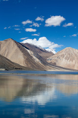 Fototapeta na wymiar Pangong Lake, Ladakh, India