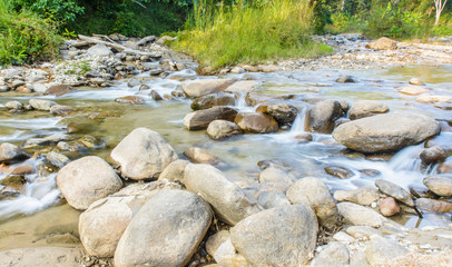 small waterfall river