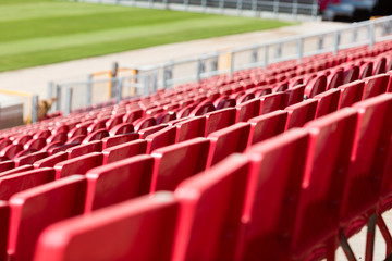 Seats at stadium