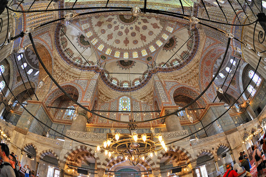 Istanbul, Turchia, Moschea Blu Sultan Ahmet Camii