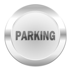 parking chrome web icon isolated