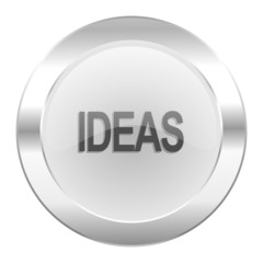 ideas chrome web icon isolated