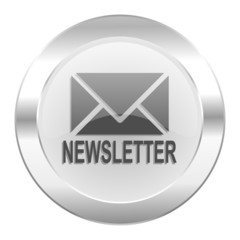 newsletter chrome web icon isolated