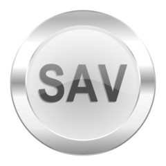 sav chrome web icon isolated