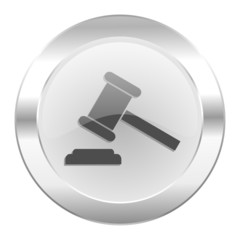 auction chrome web icon isolated