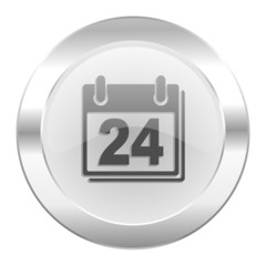 calendar chrome web icon isolated