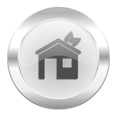 house chrome web icon isolated